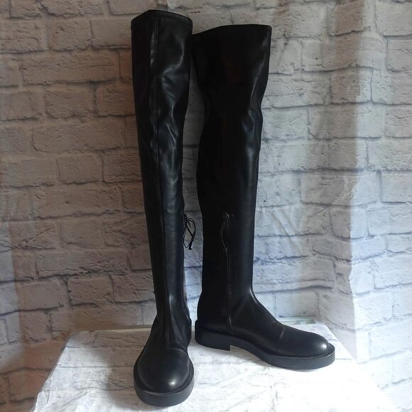 Zara Stretch over the knee Boots - Picture 3 of 9